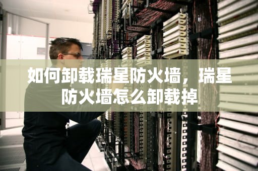如何卸载瑞星防火墙，瑞星防火墙怎么卸载掉