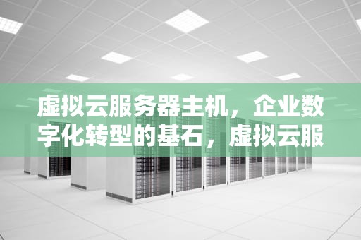 虚拟云服务器主机，企业数字化转型的基石，虚拟云服务器主机配置