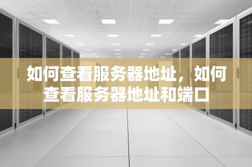 如何查看服务器地址，如何查看服务器地址和端口