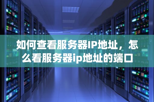 如何查看服务器IP地址，怎么看服务器ip地址的端口