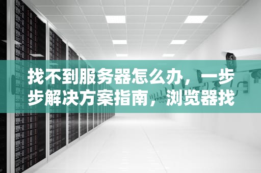 找不到服务器怎么办，一步步解决方案指南，浏览器找不到服务器怎么办