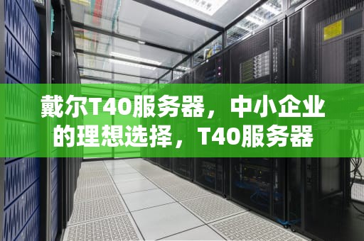 戴尔T40服务器，中小企业的理想选择，T40服务器