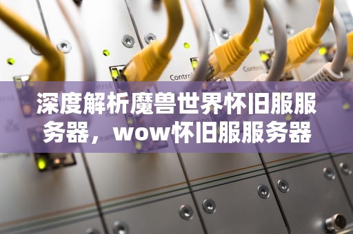 深度解析魔兽世界怀旧服服务器，wow怀旧服服务器人口普查