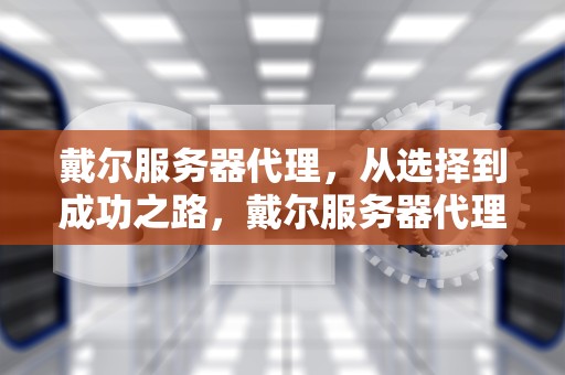 戴尔服务器代理，从选择到成功之路，戴尔服务器代理