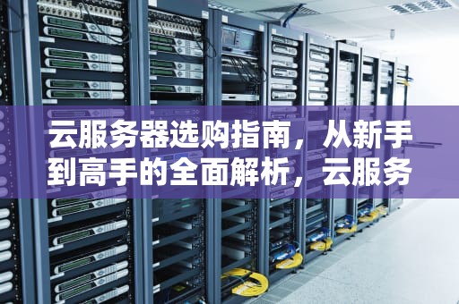 云服务器选购指南，从新手到高手的全面解析，云服务器选购指南