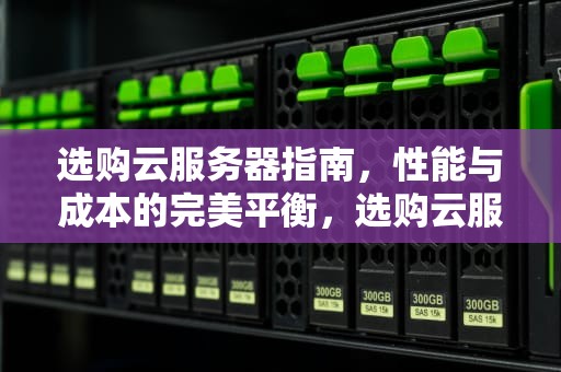 选购云服务器指南，性能与成本的完美平衡，选购云服务器注意事项