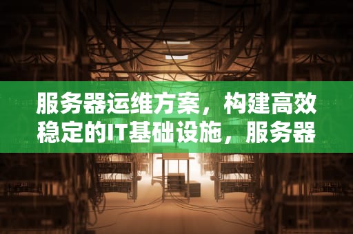 服务器运维方案，构建高效稳定的IT基础设施，服务器运维方案怎么写