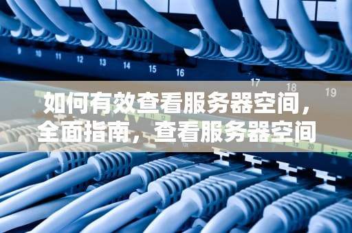如何有效查看服务器空间，全面指南，查看服务器空间大小