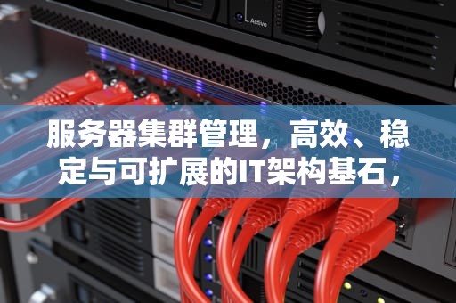 服务器集群管理，高效、稳定与可扩展的IT架构基石，服务器集群管理软件