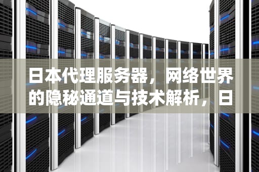 日本代理服务器，网络世界的隐秘通道与技术解析，日本代理服务器ip地址