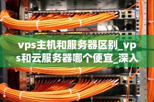 vps主机和服务器区别_vps和云服务器哪个便宜_深入理解VPS主机和服务器的区别