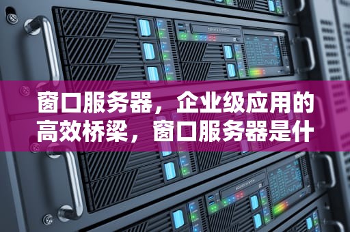 窗口服务器，企业级应用的高效桥梁，窗口服务器是什么