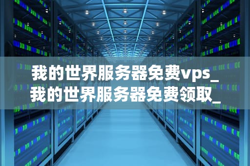 我的世界服务器免费vps_我的世界服务器免费领取_我的世界服务器免费VPS的探索与实践