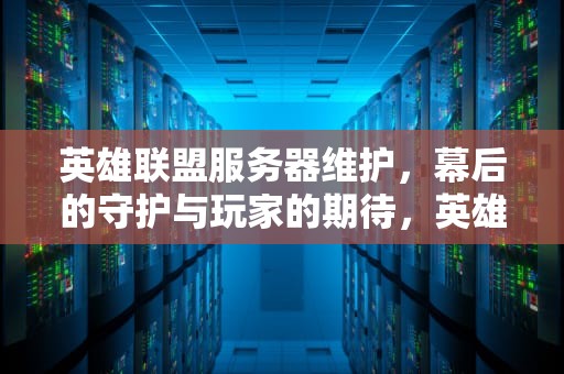 英雄联盟服务器维护，幕后的守护与玩家的期待，英雄联盟服务器维护到今日几点