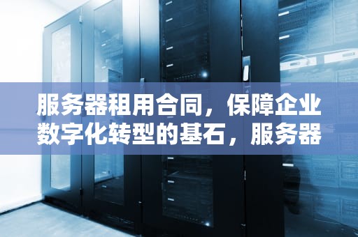 服务器租用合同，保障企业数字化转型的基石，服务器租用合同模板