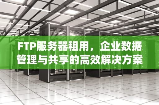 FTP服务器租用，企业数据管理与共享的高效解决方案，ftp服务器租赁