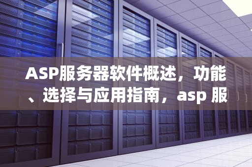 ASP服务器软件概述，功能、选择与应用指南，asp 服务器