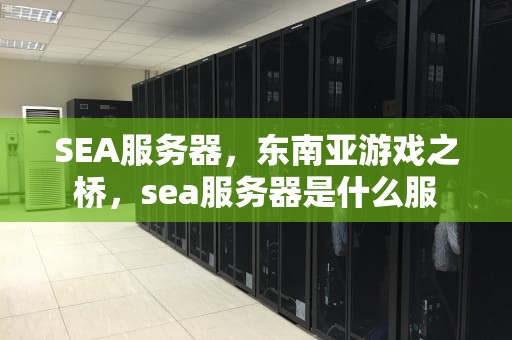 SEA服务器，东南亚游戏之桥，sea服务器是什么服