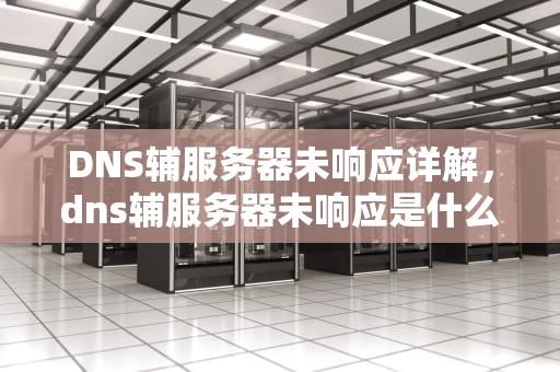 DNS辅服务器未响应详解，dns辅服务器未响应是什么意思
