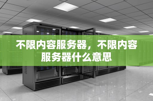 不限内容服务器，不限内容服务器什么意思