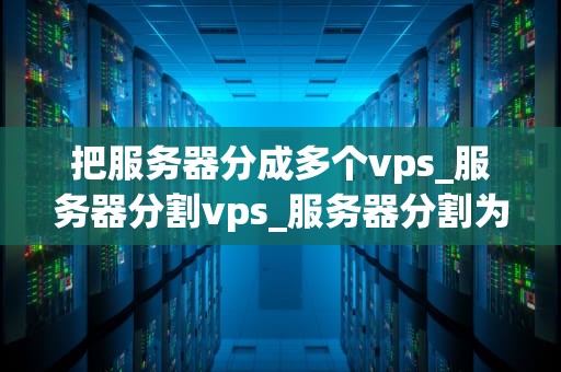 把服务器分成多个vps_服务器分割vps_服务器分割为多个VPS的全面指南