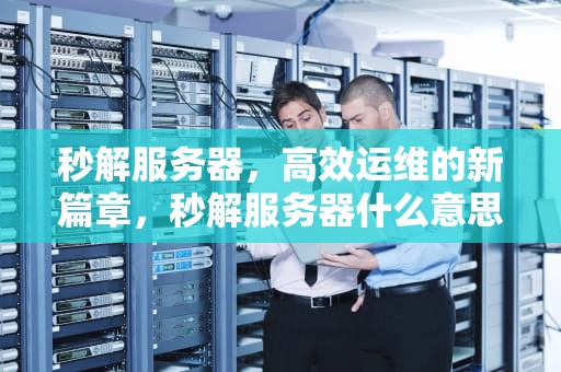 秒解服务器，高效运维的新篇章，秒解服务器什么意思