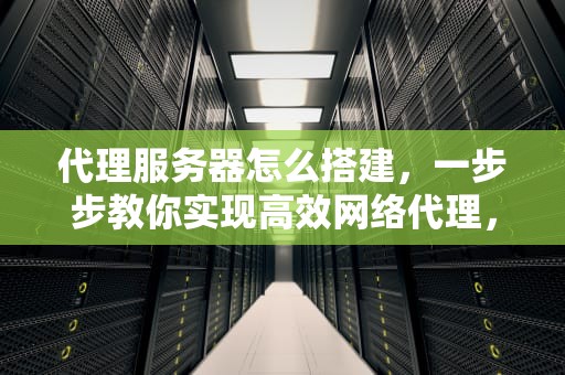 代理服务器怎么搭建，一步步教你实现高效网络代理，代理服务器怎么搭建的