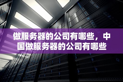 做服务器的公司有哪些，中国做服务器的公司有哪些