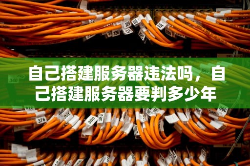 自己搭建服务器违法吗，自己搭建服务器要判多少年