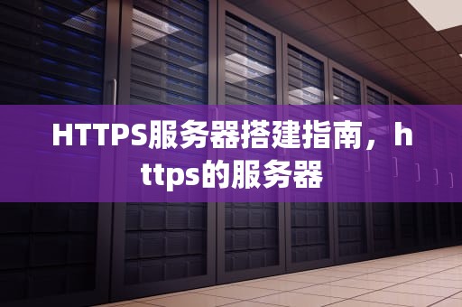 HTTPS服务器搭建指南，https的服务器