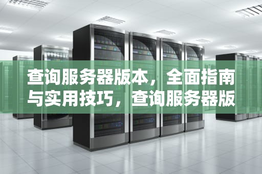 查询服务器版本，全面指南与实用技巧，查询服务器版本命令