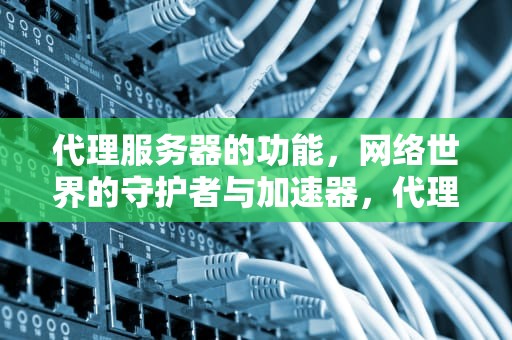 代理服务器的功能，网络世界的守护者与加速器，代理服务器的功能有两个,一是安全功能,二是