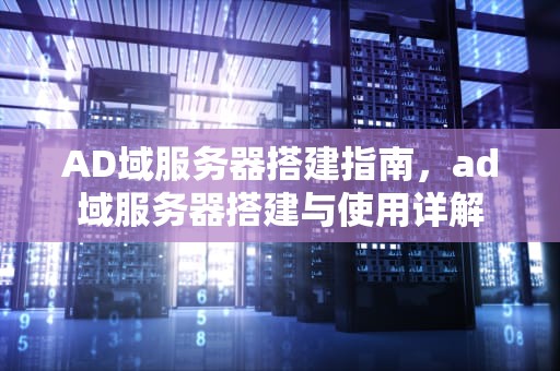 AD域服务器搭建指南，ad域服务器搭建与使用详解
