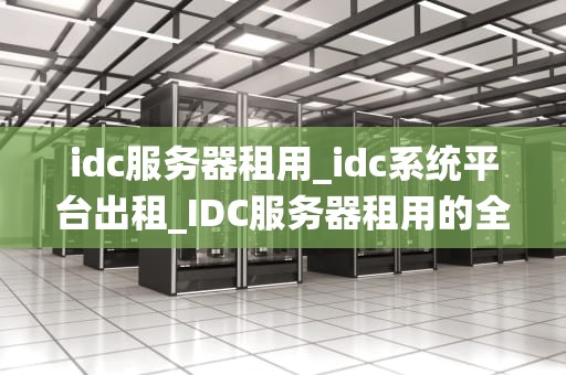 idc服务器租用_idc系统平台出租_IDC服务器租用的全面解析