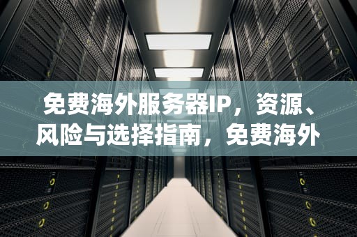 免费海外服务器IP，资源、风险与选择指南，免费海外服务器ip地址密码和端口