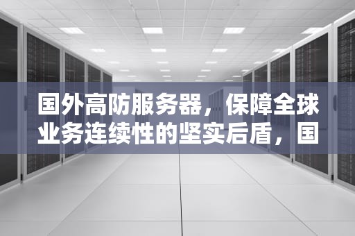 国外高防服务器，保障全球业务连续性的坚实后盾，国外高防服务器有哪些