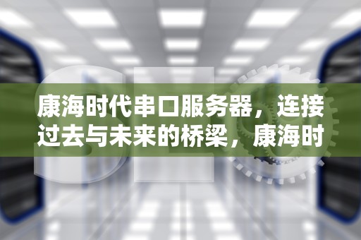 康海时代串口服务器，连接过去与未来的桥梁，康海时代串口服务器说明书