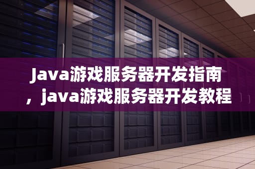 Java游戏服务器开发指南，java游戏服务器开发教程