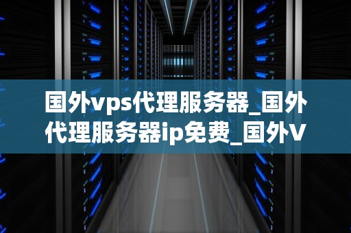 国外vps代理服务器_国外代理服务器ip免费_国外VPS代理服务器的深度探讨