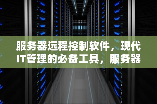 服务器远程控制软件，现代IT管理的必备工具，服务器远程控制软件哪个好用