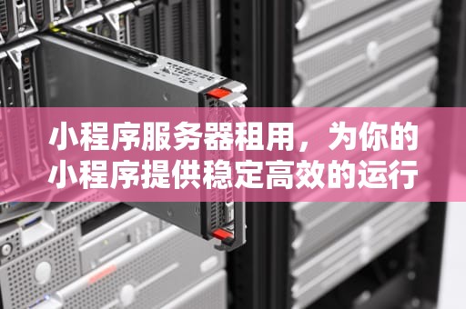 小程序服务器租用，为你的小程序提供稳定高效的运行环境，小程序服务器租用多少钱一年