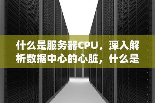 什么是服务器CPU，深入解析数据中心的心脏，什么是服务器cpu家用合适吗