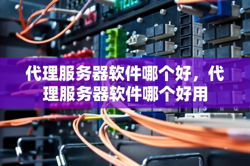 代理服务器软件哪个好，代理服务器软件哪个好用