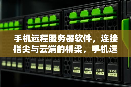 手机远程服务器软件，连接指尖与云端的桥梁，手机远程服务器软件有哪些