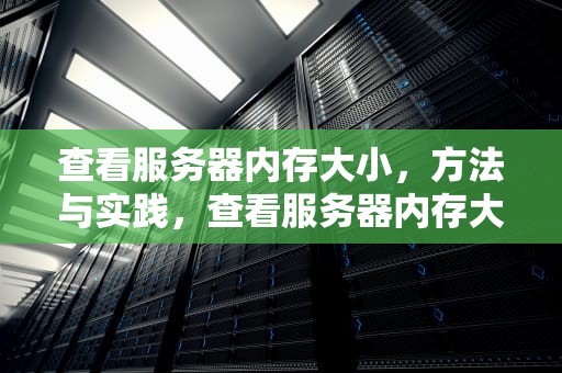 查看服务器内存大小，方法与实践，查看服务器内存大小命令