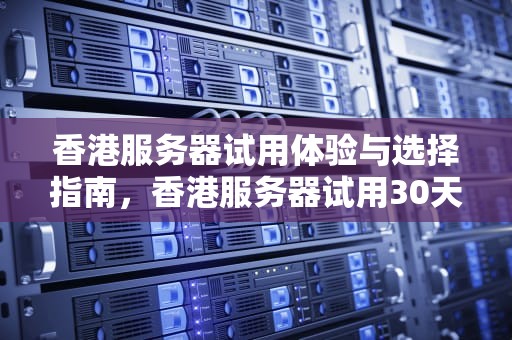 香港服务器试用体验与选择指南，香港服务器试用30天
