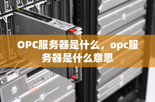 OPC服务器是什么，opc服务器是什么意思