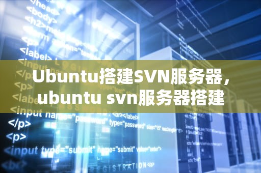 Ubuntu搭建SVN服务器，ubuntu svn服务器搭建