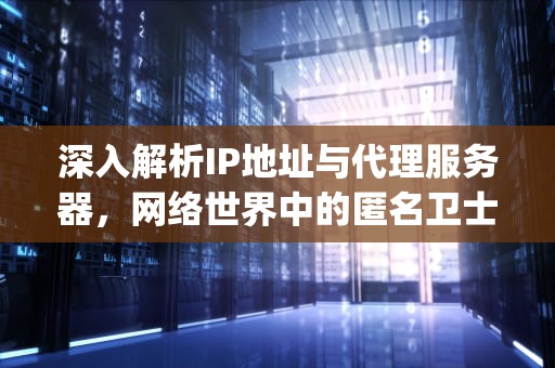 深入解析IP地址与代理服务器，网络世界中的匿名卫士，ip地址代理服务器是什么