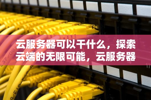 云服务器可以干什么，探索云端的无限可能，云服务器可以干什么用